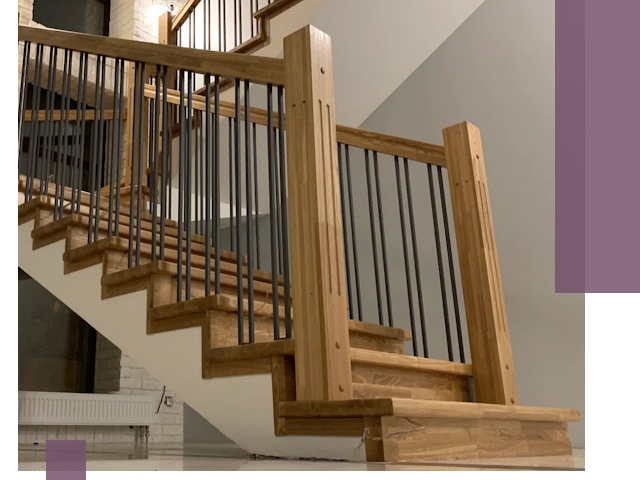 Реставрация деревянных и металлических лестниц в Павловском Посаде