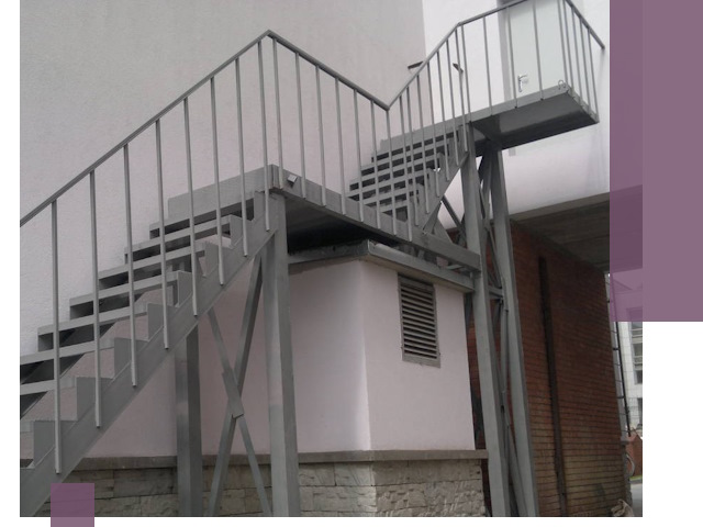 Монтаж пожарных лестниц под ключ в Павловском Посаде с гарантией качества