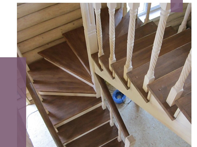 Реставрация деревянных лестниц в Павловском Посаде от 4268 руб.