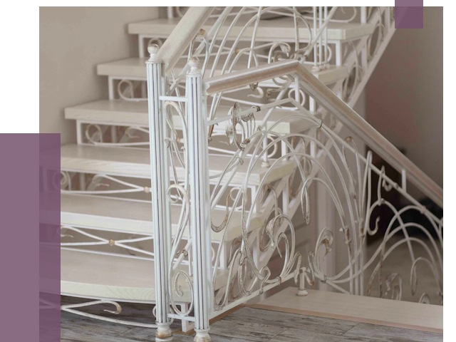 Изготовление кованых лестниц на заказ в Павловском Посаде от 86377 руб. | ПРОЛЁТ-Пвл