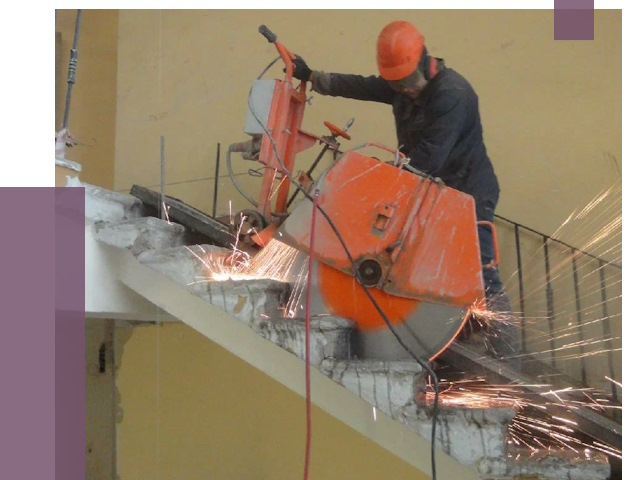 Демонтаж бетонных лестниц в Павловском Посаде от 4573 руб. за м2 | ПРОЛЁТ-Пвл