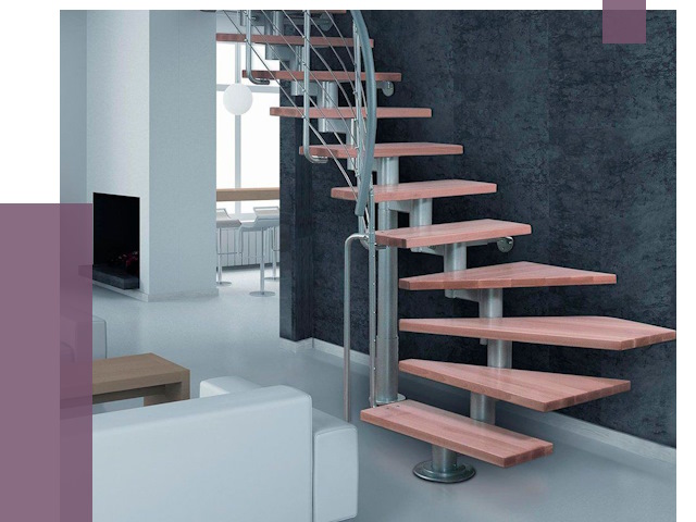 Модульные лестницы в Павловском Посаде от 16767 руб. — купить в ПРОЛЁТ-Пвл