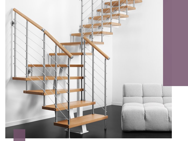 Модульные лестницы под ключ в Павловском Посаде — монтаж и изготовление