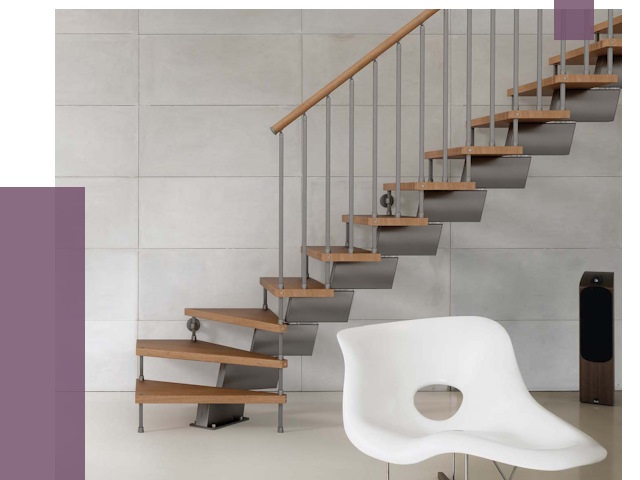 Монтаж модульных лестниц в Павловском Посаде от 6300 руб. 