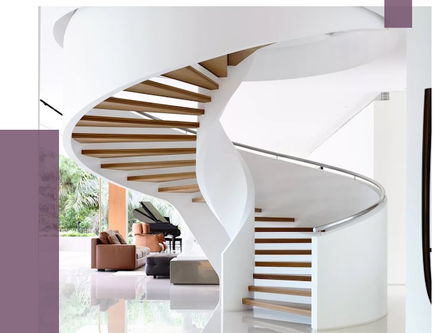 Винтовые лестницы в Павловском Посаде под ключ от 48270 руб. | ПРОЛЁТ-Пвл