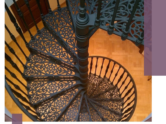 Винтовые лестницы под ключ в Павловском Посаде: производство и монтаж