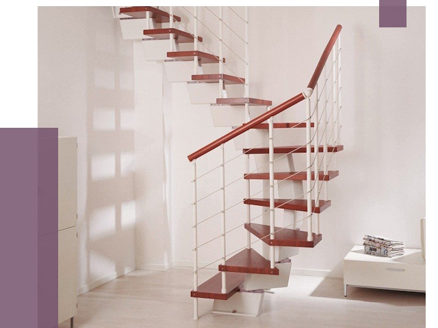 Изготовление лестниц на больцах в Павловском Посаде от 9654 руб. | ПРОЛЁТ-Пвл