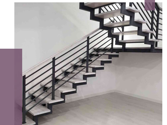 Лестницы на металлокаркасе под ключ в Павловском Посаде от 12703 руб. | ПРОЛЁТ-Пвл