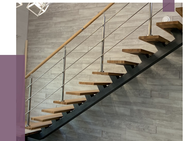 Изготовление лестниц на монокосоуре в Павловском Посаде от 75707 руб. 