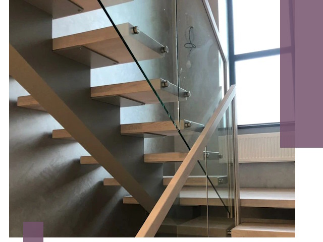 Изготовление лестниц на монокосоуре в Павловском Посаде с монтажом и гарантией