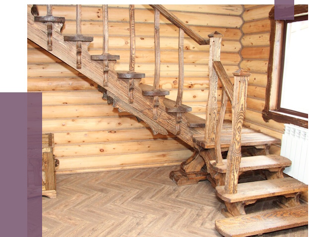 Лестницы в баню в Павловском Посаде от 19003 руб. — изготовление | ПРОЛЁТ-Пвл