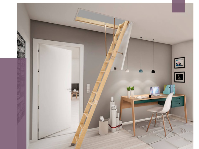 Чердачные лестницы в Павловском Посаде — от 14481 руб. | ПРОЛЁТ-Пвл