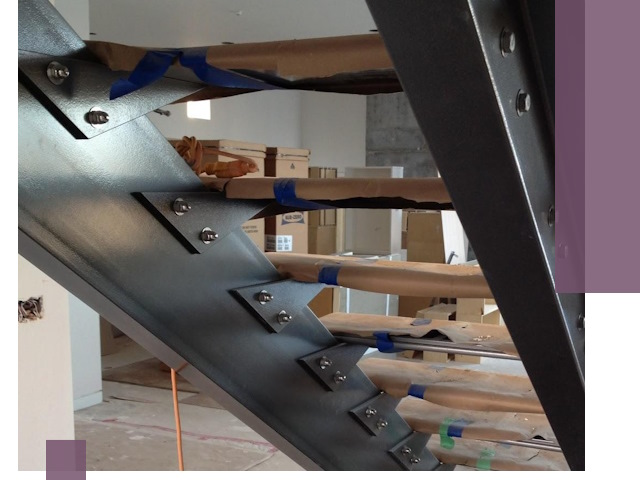 Усиление лестничных конструкций и усиление опор в Павловском Посаде