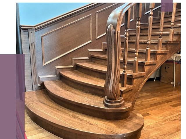 Дубовые лестницы под ключ в Павловском Посаде от 175295 руб. — ПРОЛЁТ-Пвл