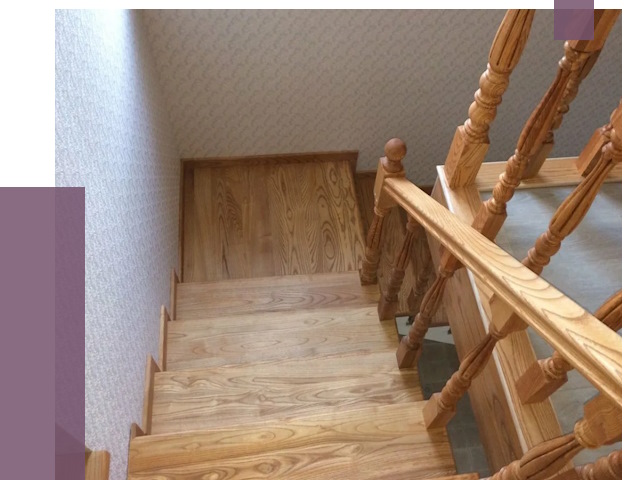 Сосновые лестницы в Павловском Посаде под ключ от 8028 руб.  | ПРОЛЁТ-Пвл