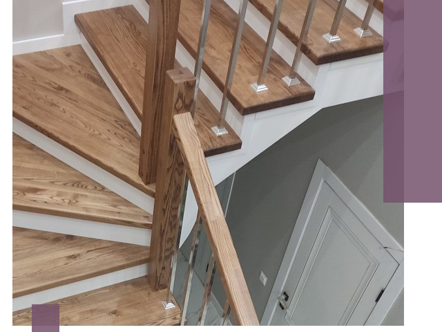 Обшивка металлических лестниц под ключ в Павловском Посаде