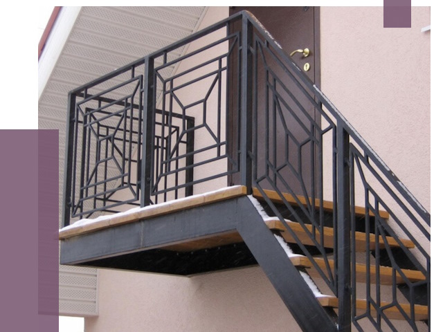 Металлические перила в Павловском Посаде от 4268 руб.  | ПРОЛЁТ-Пвл