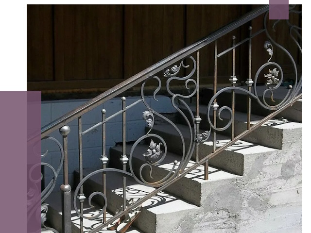 Кованые перила в Павловском Посаде от 8638 руб. под ключ — качество от ПРОЛЁТ-Пвл