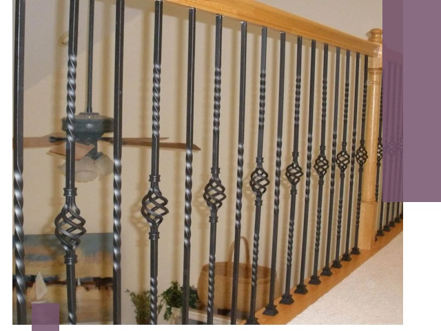 Изготовление и монтаж кованных перил в Павловском Посаде под ключ