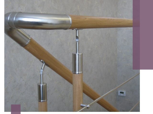 Комбинированные перила на заказ в Павловском Посаде — монтаж и производство