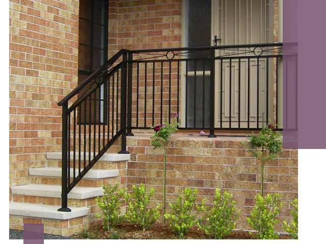 Уличные перила из металла под ключ в Павловском Посаде