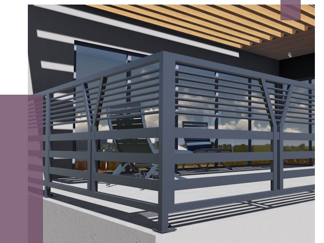 Изготовление балконных ограждений в Павловском Посаде от 10670 руб. | ПРОЛЁТ-Пвл