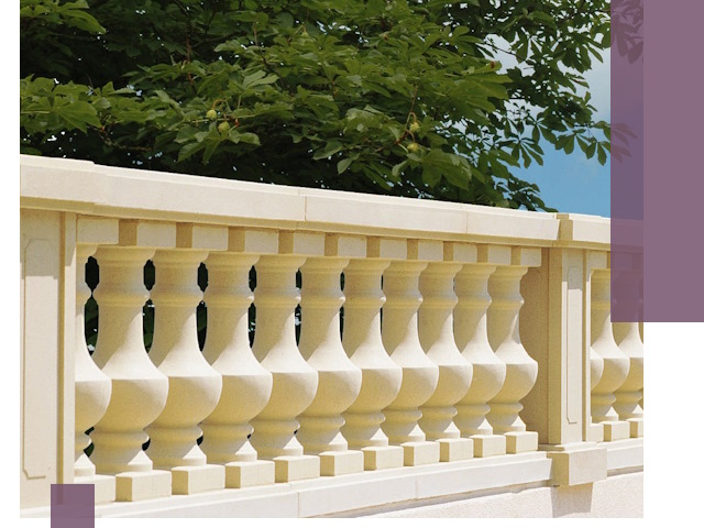 Установка балюстрады в Павловском Посаде: изготовление и монтаж под ключ