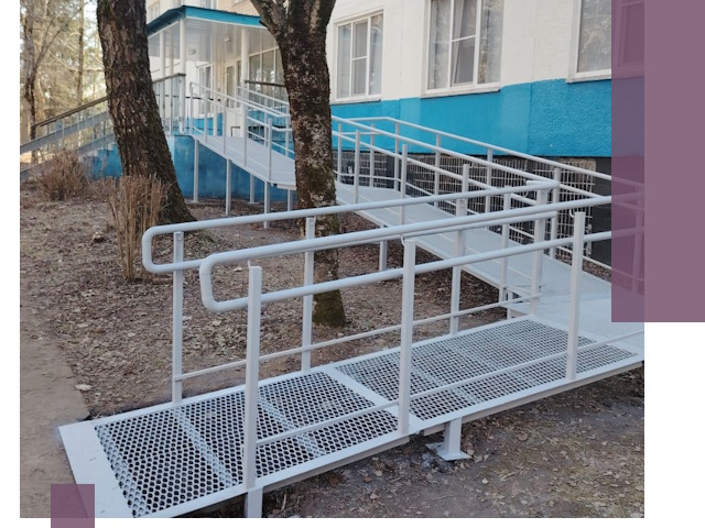 Пандусы под ключ в Павловском Посаде: изготовление, монтаж и демонтаж
