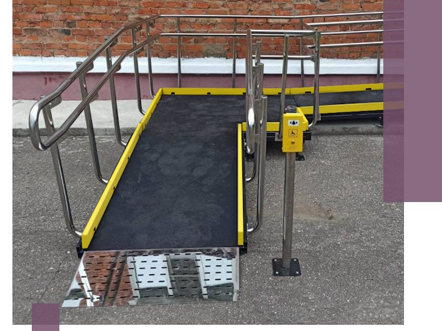 Изготовление наклонных пандусов для инвалидов в Павловском Посаде