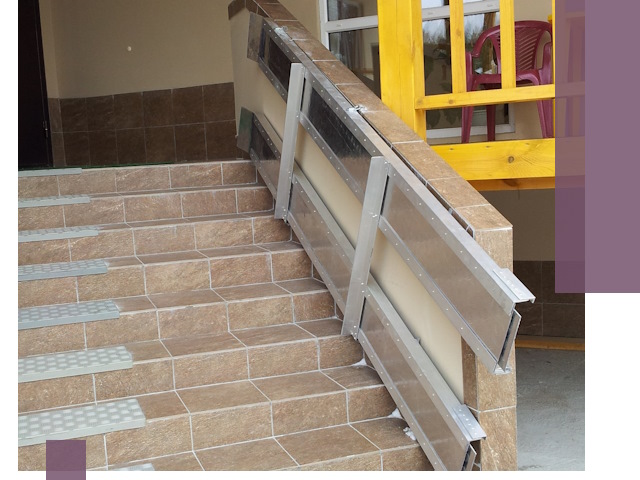 Откидные пандусы под ключ в Павловском Посаде — монтаж и демонтаж