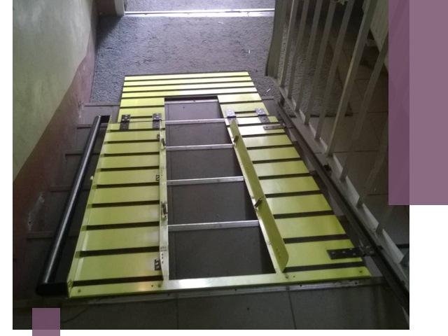 Профессиональный монтаж пандуса в подъезд в Павловском Посаде