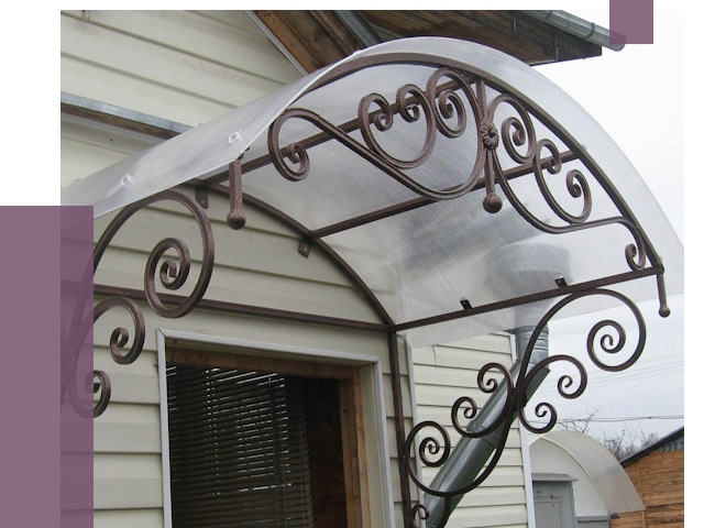 Изготовление козырьков в Павловском Посаде от 7317 руб. — заказать | ПРОЛЁТ-Пвл