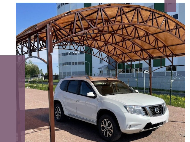 Недорогие навесы в Павловском Посаде от 42680 руб.  | ПРОЛЁТ-Пвл