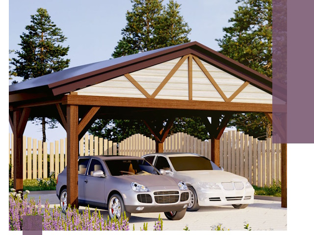 Навесы для автомобиля в Павловском Посаде — изготовление и монтаж