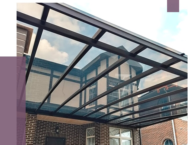 Навесы из поликарбоната в Павловском Посаде от 8556 руб. под ключ — ПРОЛЁТ-Пвл