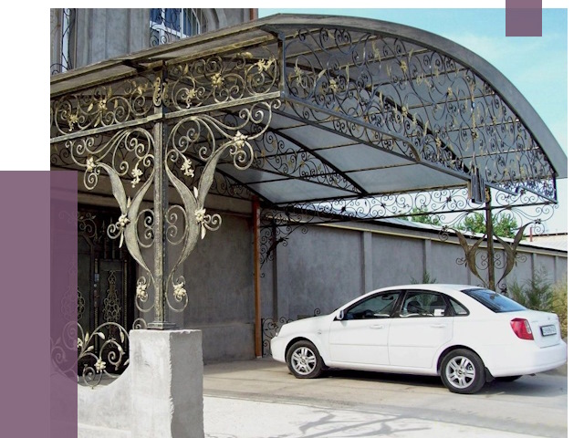 Кованые навесы в Павловском Посаде от 14481 руб. | ПРОЛЁТ-Пвл