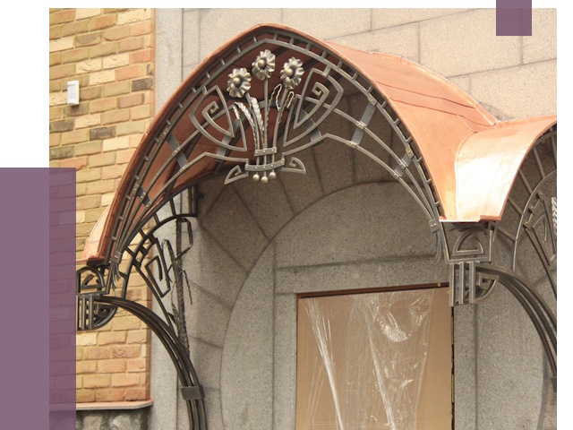 Арочные козырьки в Павловском Посаде от 14481 руб. 