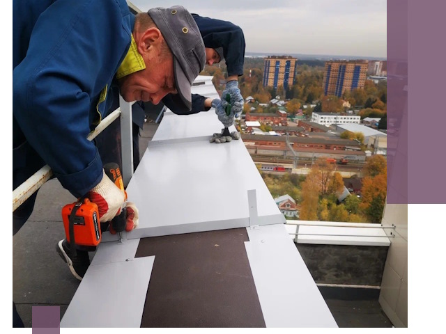 Монтаж парапетов в Павловском Посаде — установка прочных металлических ограждений