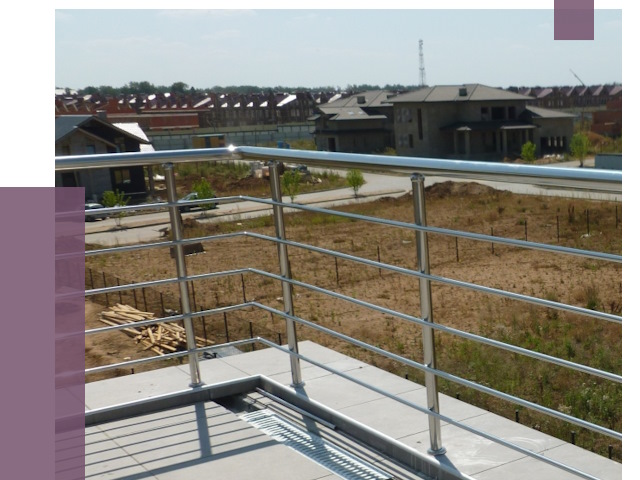 Парапеты из нержавеющей стали в Павловском Посаде от 7926 руб. за м² | ПРОЛЁТ-Пвл