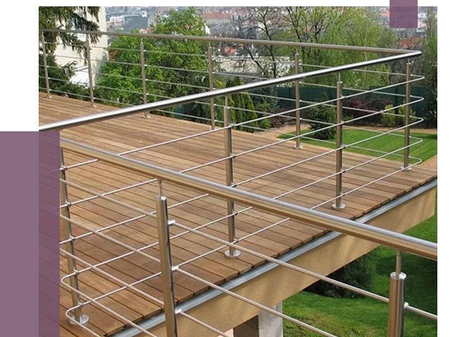 Алюминиевые парапеты в Павловском Посаде под ключ от 7723 руб. 