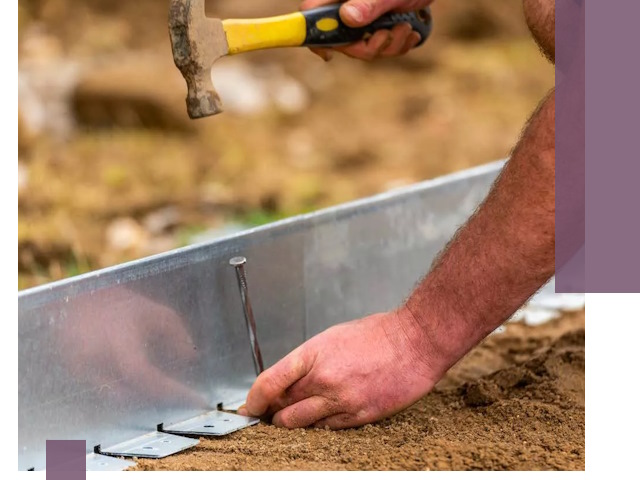 Монтаж металлических бордюров в Павловском Посаде быстро и качественно