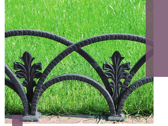 Декоративные металлические бордюры под ключ в Павловском Посаде