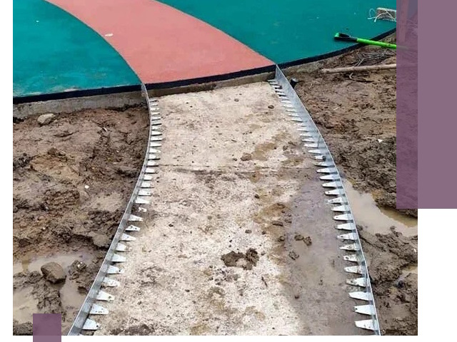 Металлические бордюры для дорожек в Павловском Посаде — монтаж и изготовление