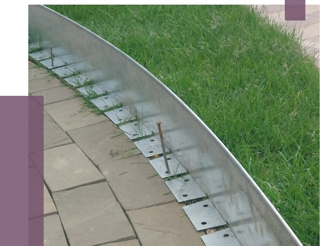 Металлические бордюры для тротуаров в Павловском Посаде от 8638 руб.