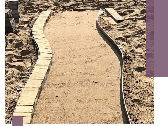 Металлические бордюры для тротуаров в Павловском Посаде — прочные и долговечные