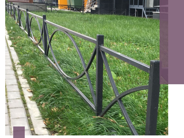 Газонные ограждения из металла в Павловском Посаде — монтаж и продажа
