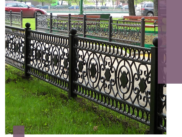 Секционные газонные ограждения под ключ в Павловском Посаде