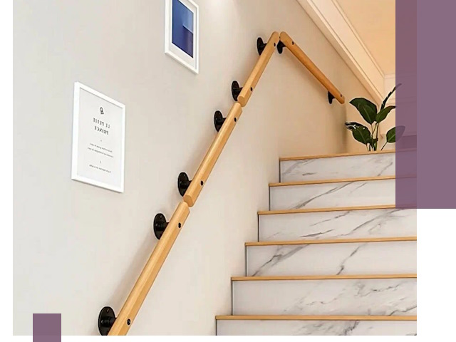 Поручни металлические и деревянные под ключ в Павловском Посаде