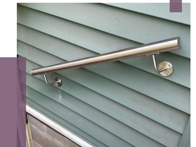 Поручни из нержавеющей стали в Павловском Посаде от 7622 руб.  | ПРОЛЁТ-Пвл