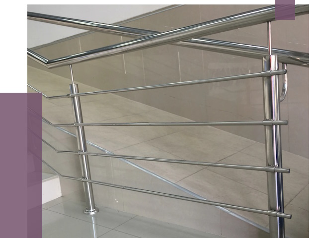 Изготовление поручней из нержавеющей стали в Павловском Посаде